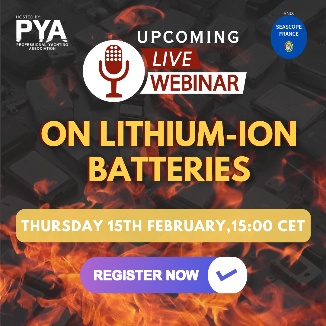 How to Integrate Li-ion Batteries on Superyachts Safely: Upcoming Live Webinar