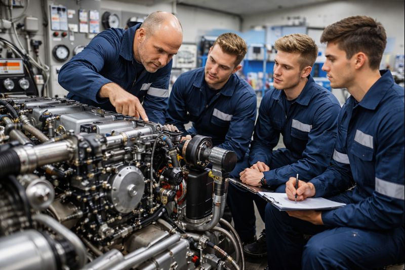 yacht engine training Antibes