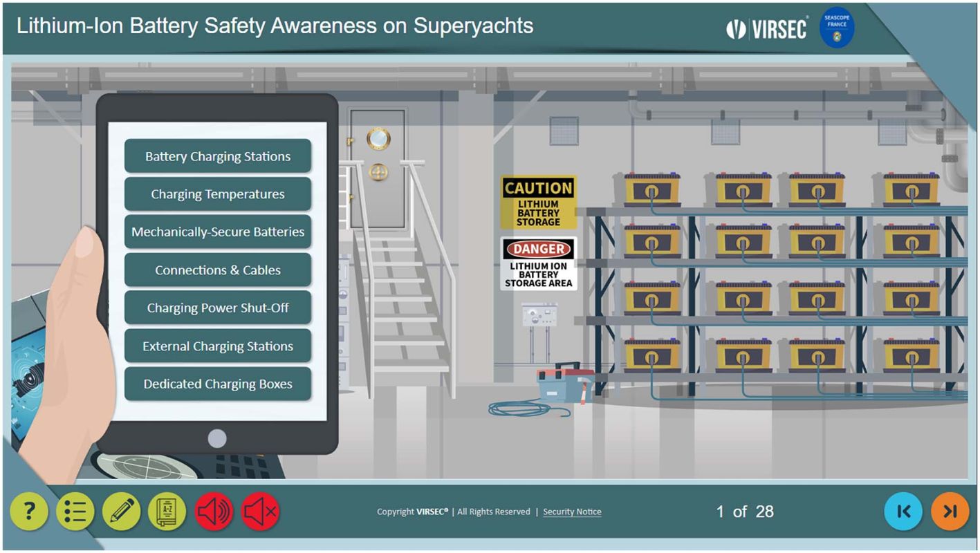 Lithium Ion Battery Safety Awareness on Superyachts