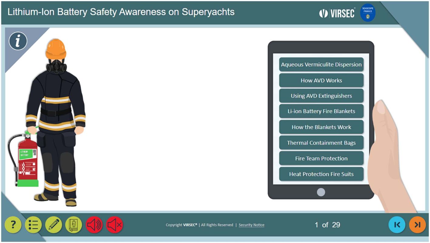 Lithium Ion Battery Safety Awareness on Superyachts