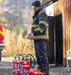 Image of Ged with all the extinguishers at the fire ground of Seascope France 